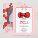Search for cherry birthday invitations Trendy