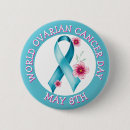 Search for ovarian cancer teal ribbon badges Health