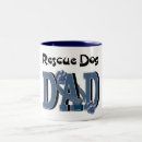 Search for rescue dog dad mugs Pet