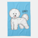 Search for bichon frise tea towels Dog