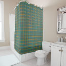 Search for orange and teal shower curtains Geometric