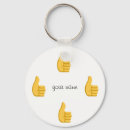 Search for thumbs up key rings Yellow