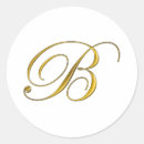 Search for gold b stickers Monograms