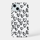 Search for paint stroke iphone cases Black and white