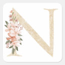 Search for monogram letter n stickers Botanical