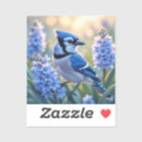 Search for blue jay bird stickers Purple