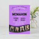Search for black purple graduation invitations Lavender