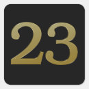 Search for twenty three stickers Number 23