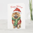 Search for chow chow christmas cards Winter