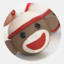 Search for sock monkey stickers Happy