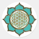 Search for turquoise mandala stickers Lotus