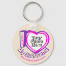 Search for i love my girlfriend key rings Heart
