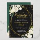 Search for golden frame wedding invitations Greenery