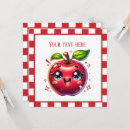 Search for a is for apple square invitations Cute