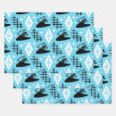 Search for boomerang wrapping paper Mid century modern