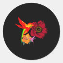Search for hummingbird art stickers Flowers