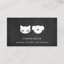 Search for black cat business cards Groomer
