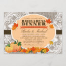 Search for leaves rehearsal dinner invitations Rustic