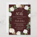 Search for burgundy and gold birthday invitations Watercolor