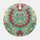 Search for paisley christmas tree decorations Black