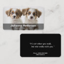 Search for dog walking business cards Service