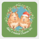 Search for guinea pig stickers Santa