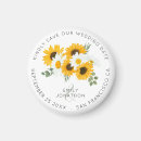 Search for sunflower save the date magnets Ztraditional
