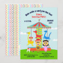 Search for merry go round birthday invitations Carousel birthday party