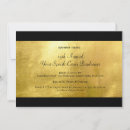 Search for fundraiser invitations Black and gold