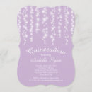 Search for unique purple quinceanera invitations 15th birthday