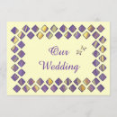 Search for purple and yellow butterfly wedding invitations Butterflies