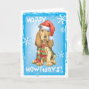 Search for bloodhound christmas cards Dog