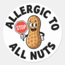 Search for allergic to peanuts stickers Food allergies