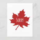 Search for maple leaf flag postcards Red