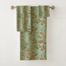 Search for green decorative gold bath towels Floral