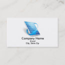 Search for solar panel business business cards Power