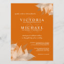 Search for tangerine wedding invitations Simple