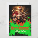 Search for guitar cards Santa claus