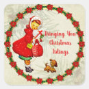 Search for girl dog stickers Merry christmas