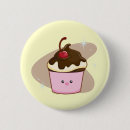 Search for cupcake with cherry badges Kawaii