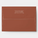 Search for terracotta wedding envelopes Modern minimalist