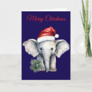 Search for elephant christmas cards Snow