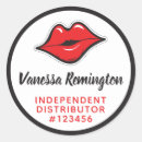 Search for red lipstick stickers Lipsense