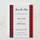 Search for scottish save the dates Tartan