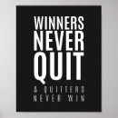 Search for winners quotes posters Typography