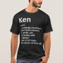 Search for ken tshirts Definition