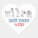 Search for red white blue hearts stickers July 4th
