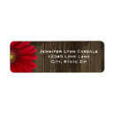 Search for gerbera daisy wedding return address labels Country