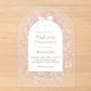 Search for floral first communion invitations Catholic