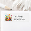 Search for tequila return address labels Cinco de mayo